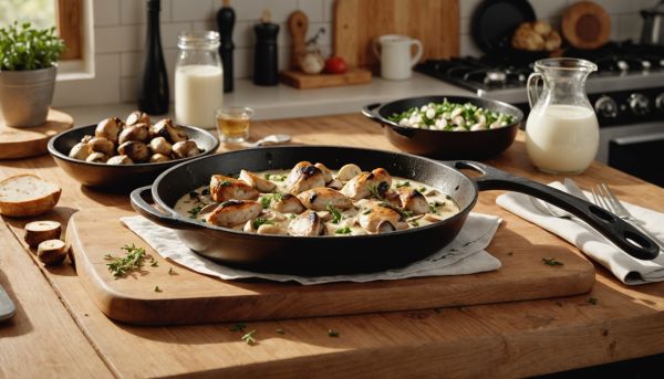 Comment préparer un délicieux poulet de Bresse à la crème