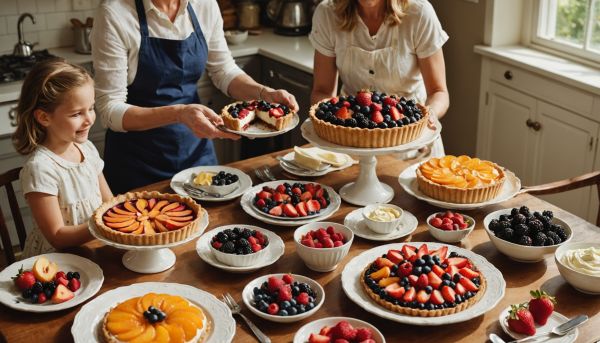 Les desserts aux fruits de saison régalent toute la famille
